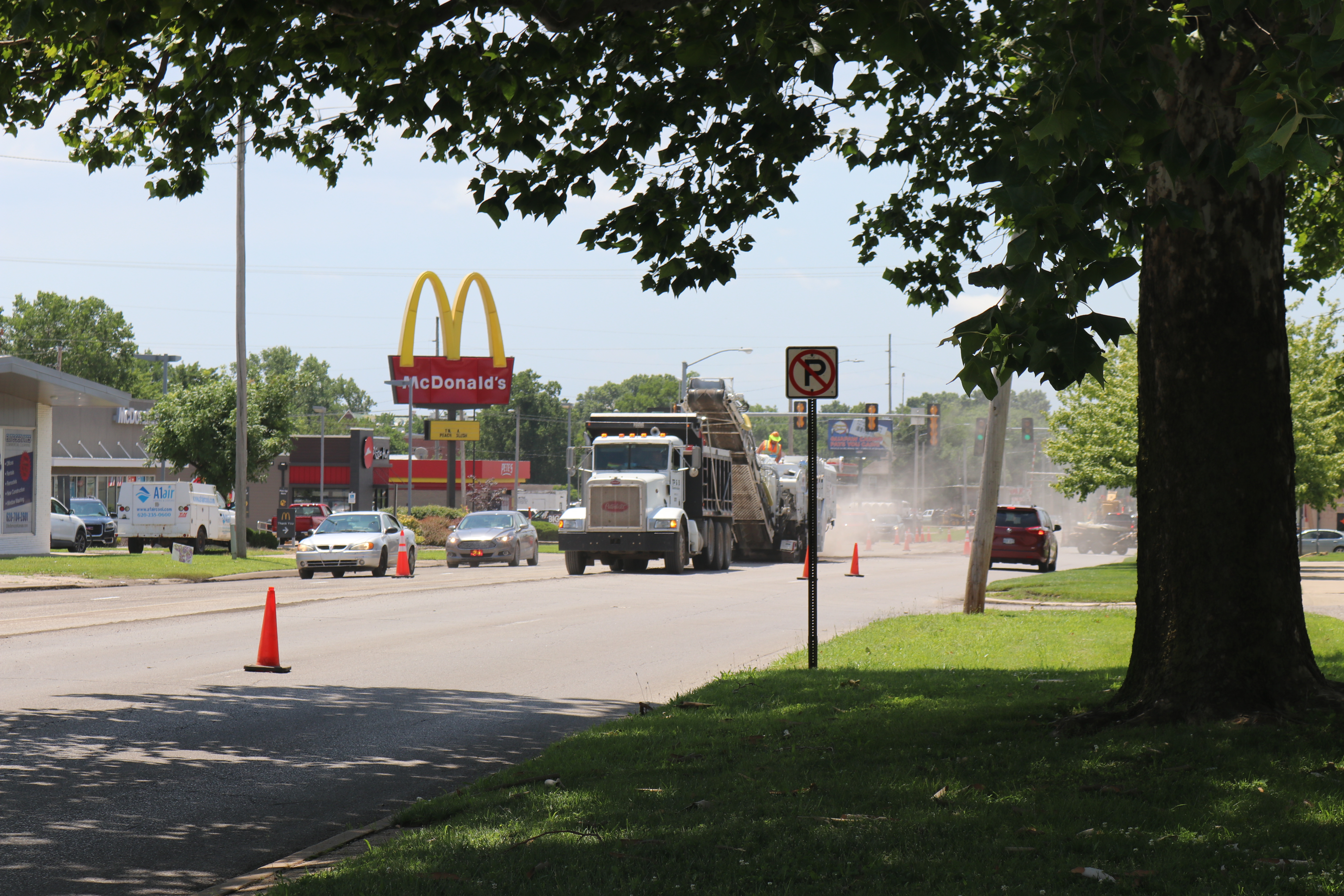 Street improvements begin on Broadway