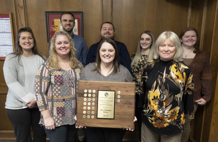 City of Pittsburg receives financial reporting award