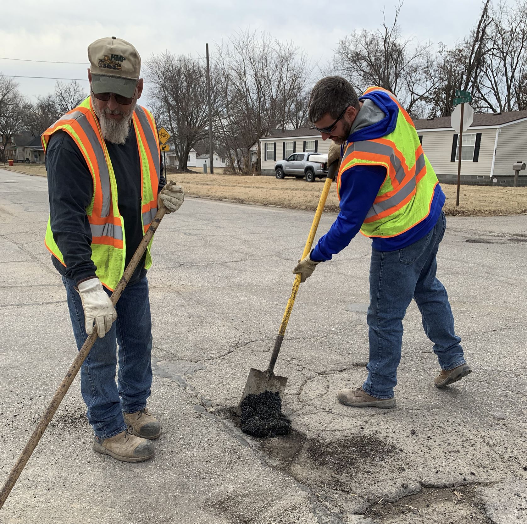 City crews employ temporary measures to fix potholes ahead of asphalt season