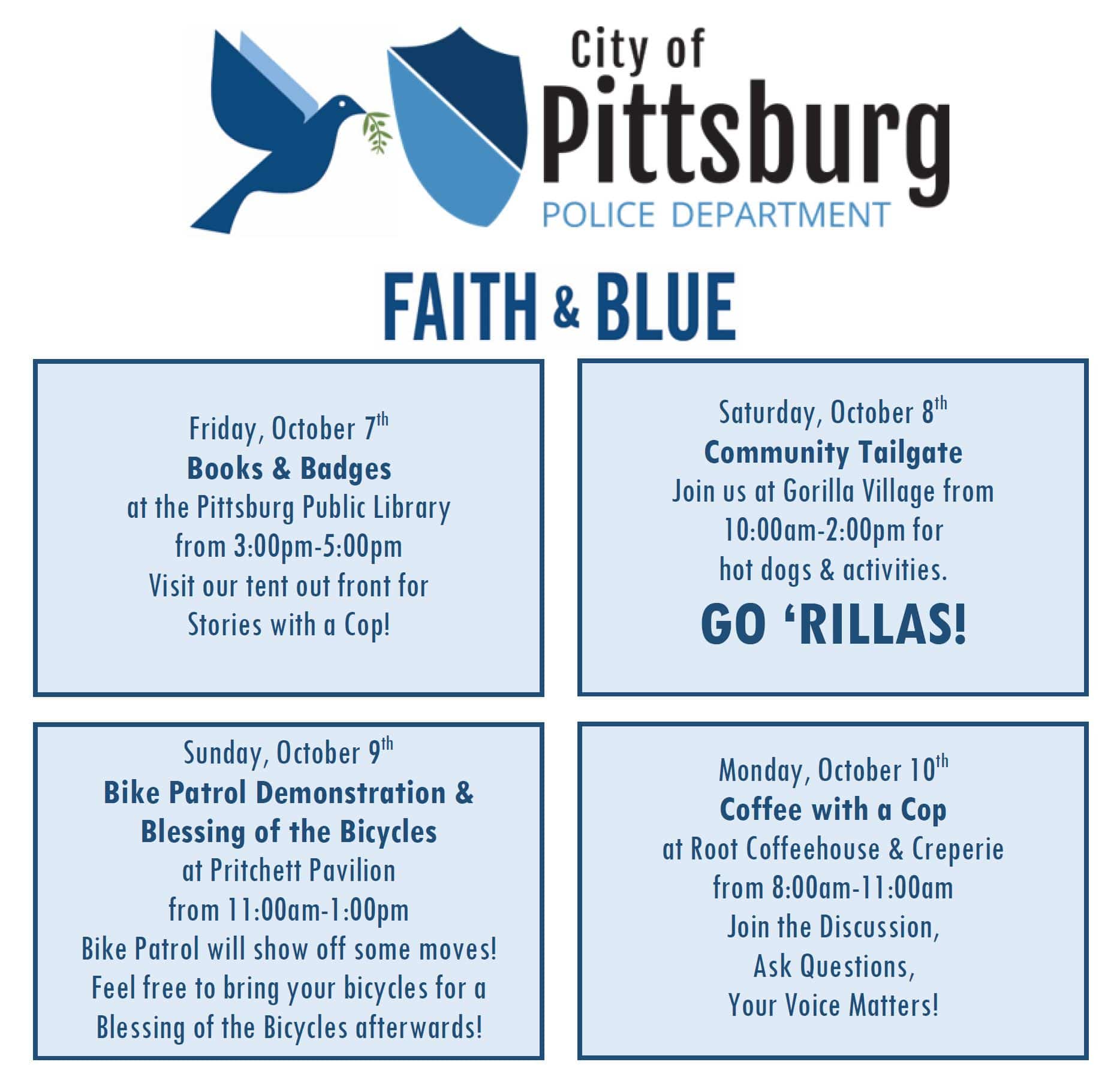 National Faith & Blue Weekend