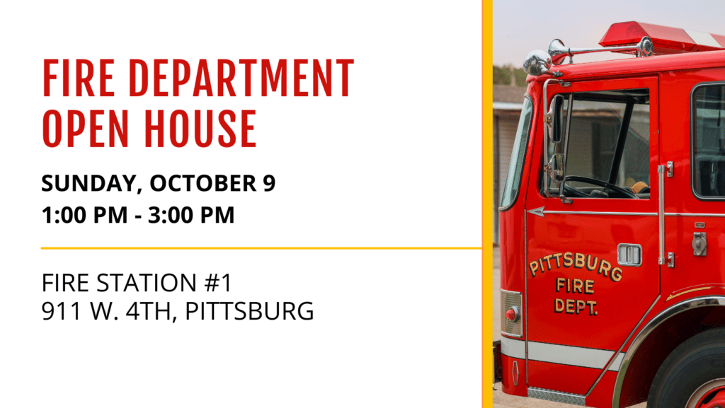 Fire Department Open House City of Pittsburg
