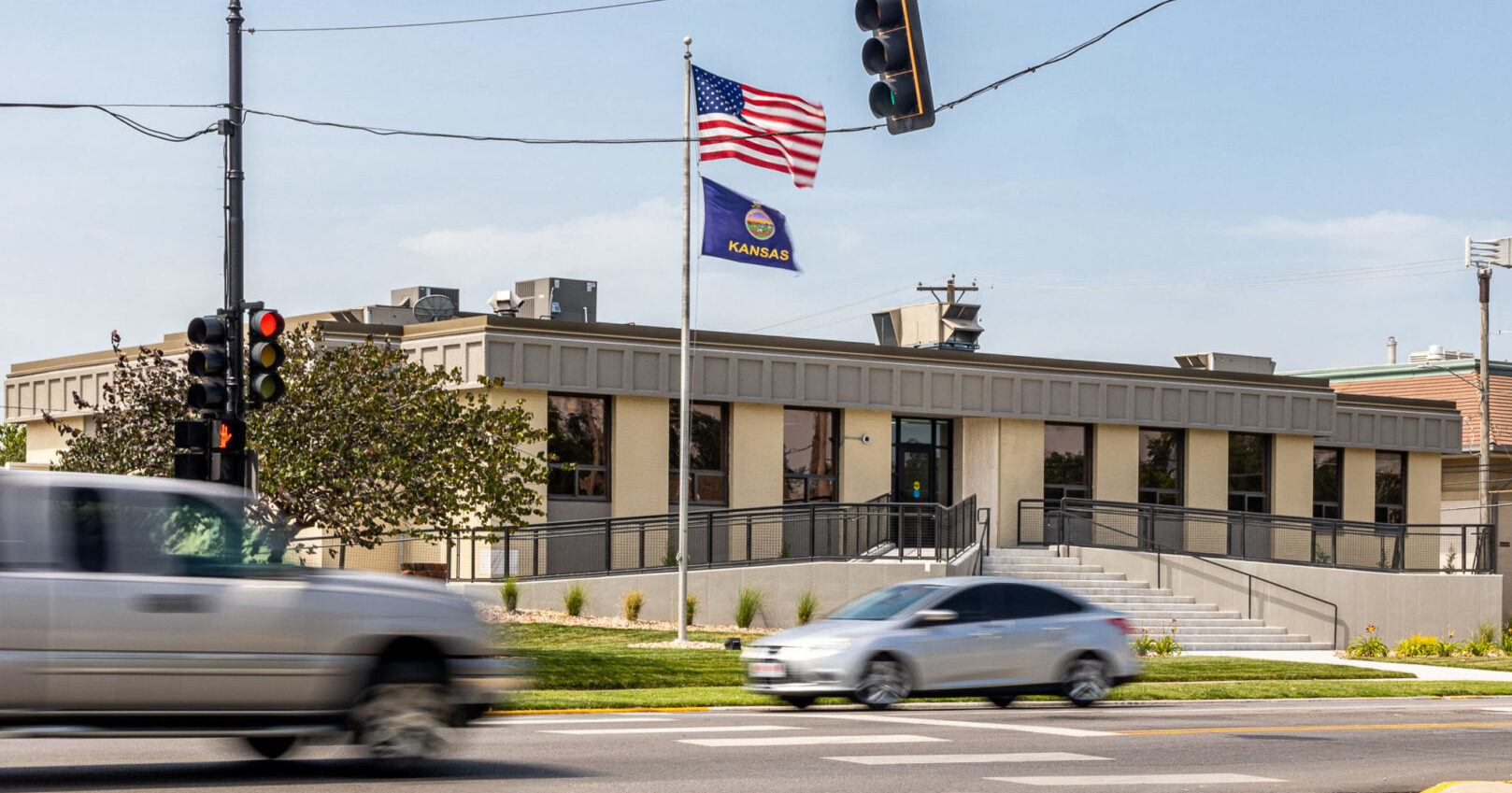 Evergy replaces transmission line poles