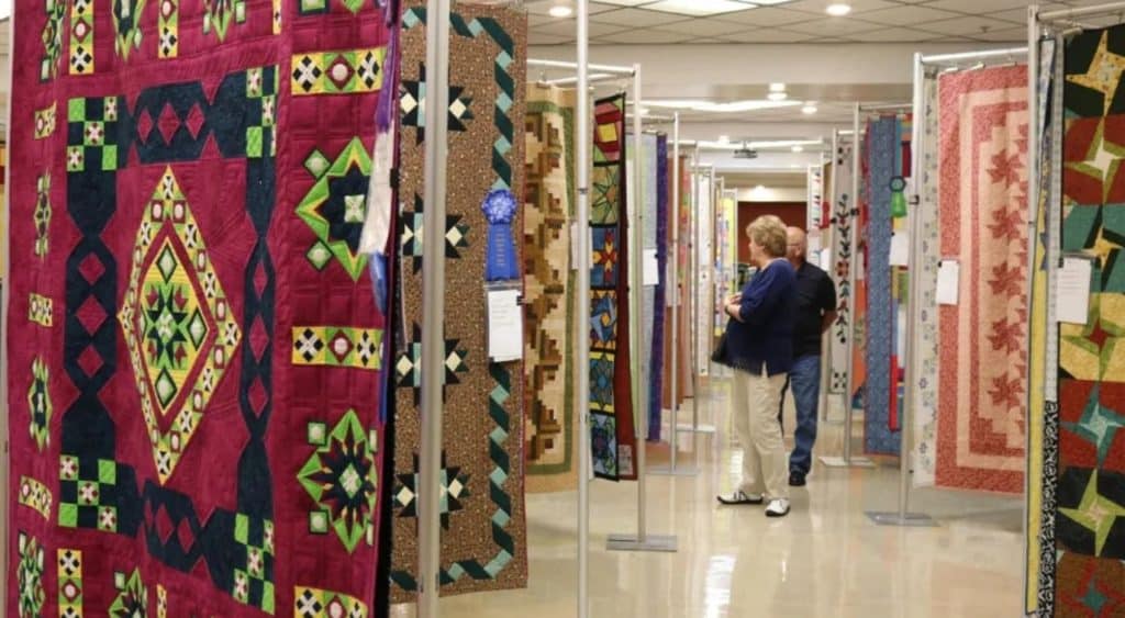 Little Balkans Quilt Guild Quilt Show at Memorial Auditorium and Convention Center in Pittsburg, Kansas.