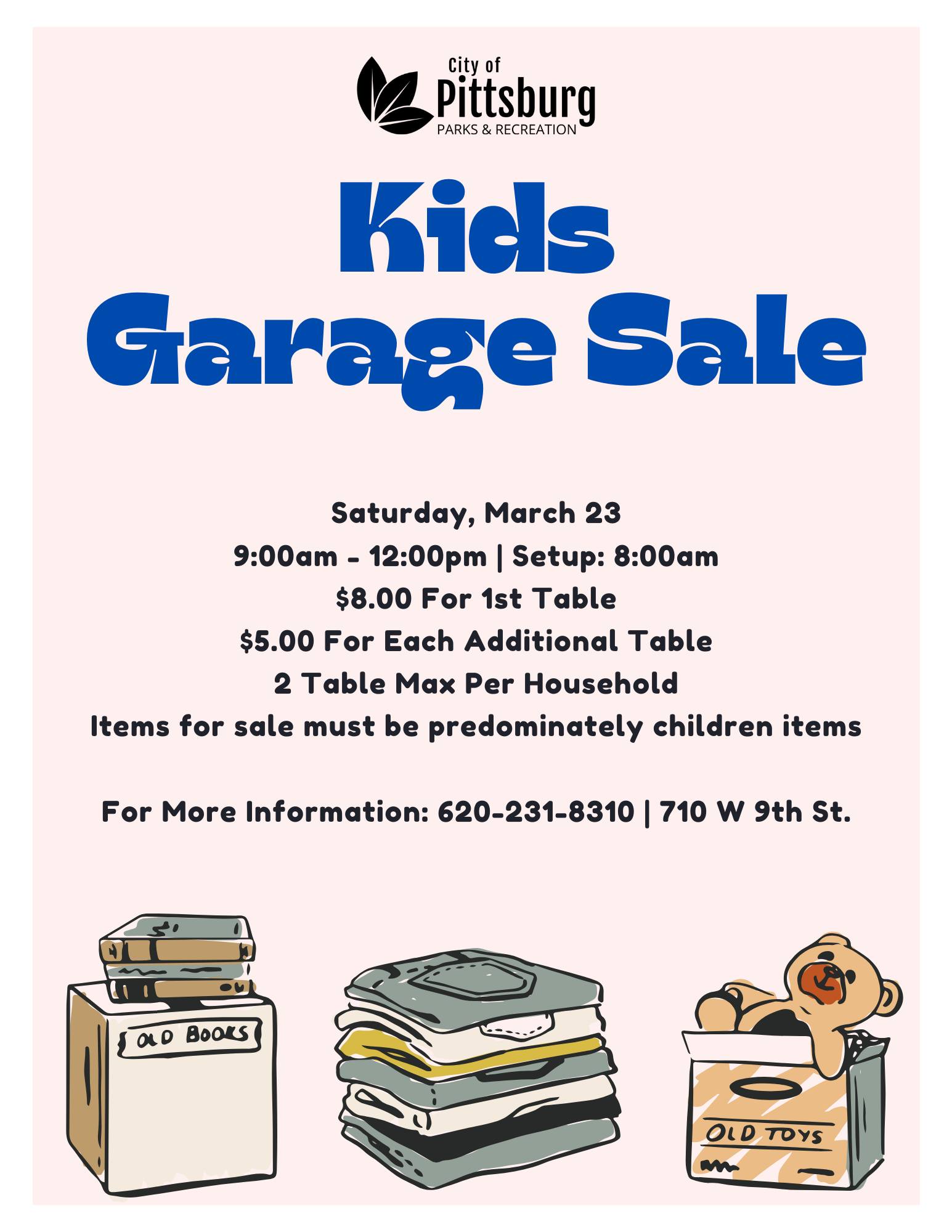 Spring Kids’ Garage Sale