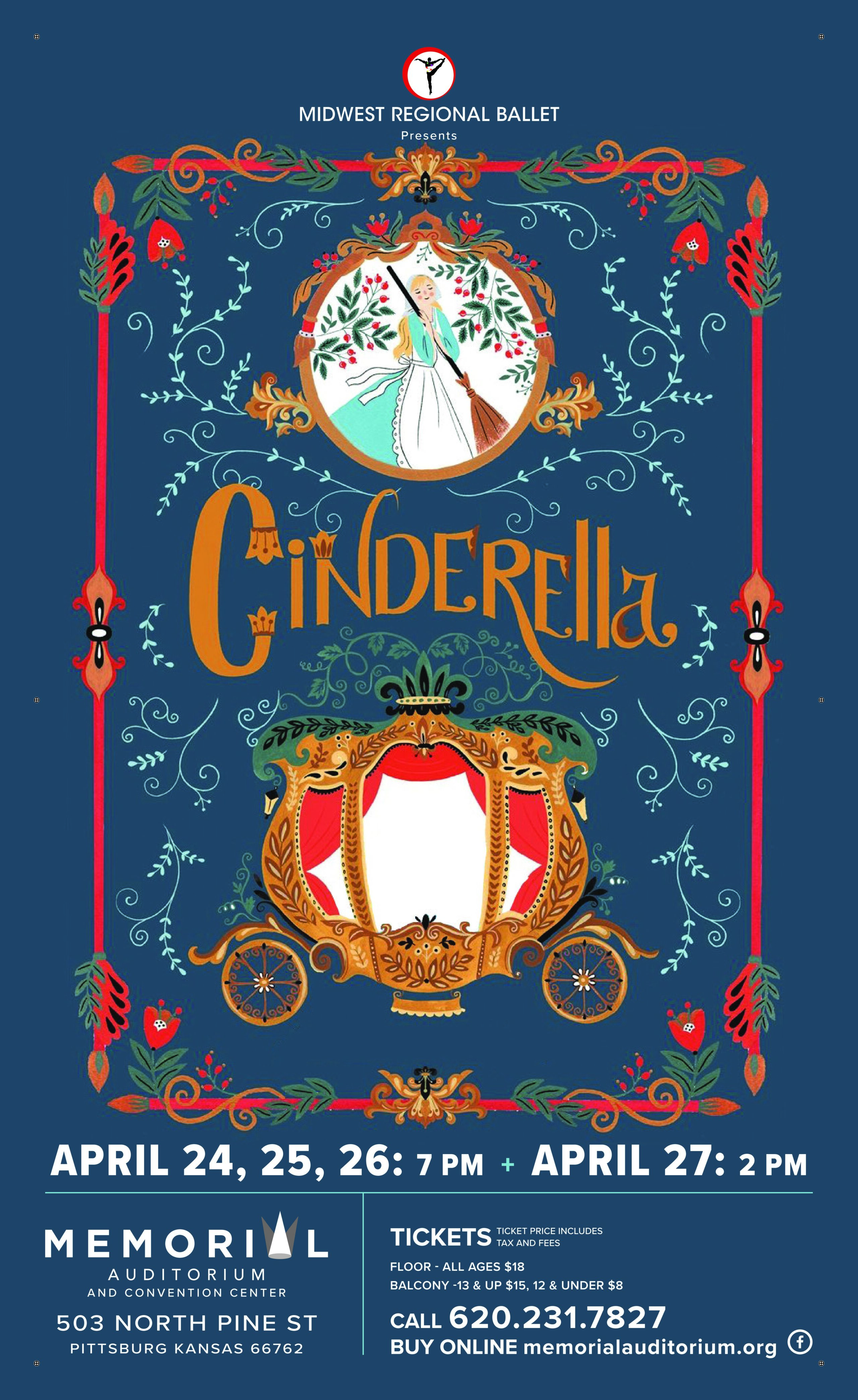Midwest Regional Ballet Presents: Cinderella