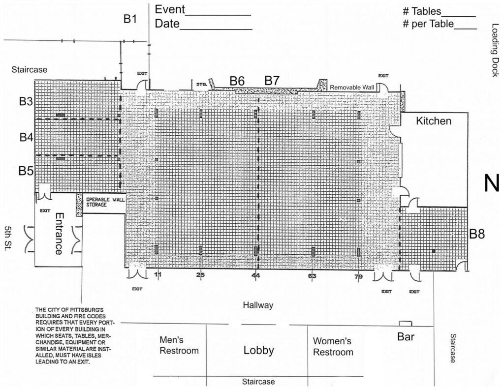 Floor Seating Chart