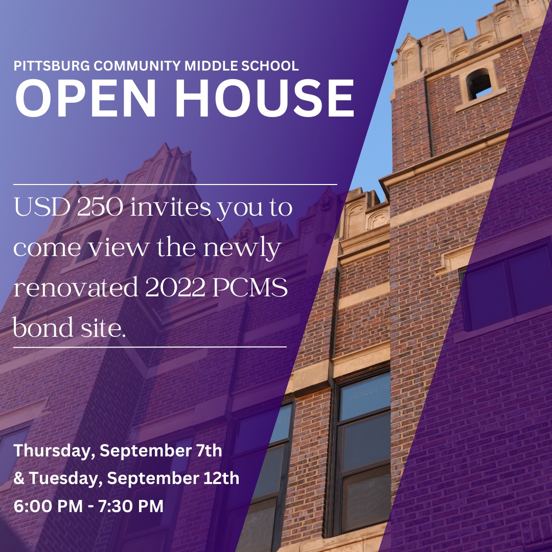Pittsburg Community Middle School Open House