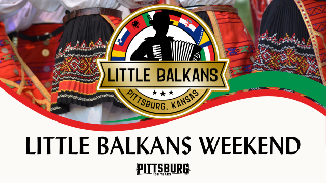 Branded art for the Little Balkans Weekend in Pittsburg, Kansas.