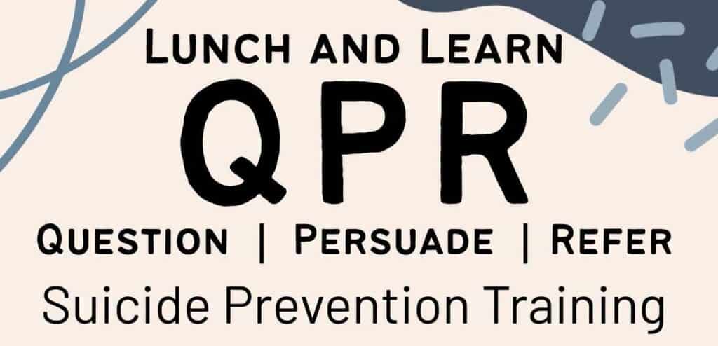 The graphic for the QPR Lunch and Learn.