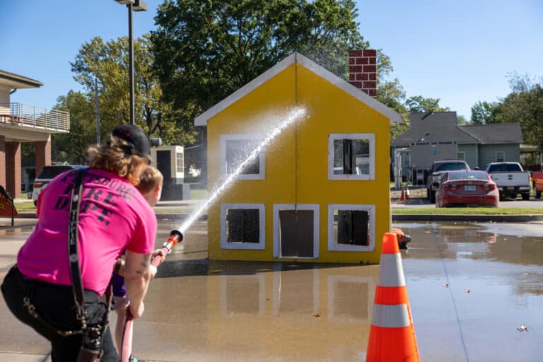 Pittsburg Fire Department open house event in Pittsburg, Kansas